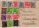 Alliierte Besetzung P 955, 37I auf Postkarte Brit. Am. Zone ZF -