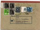 Alliierte Besetzung 950 P OR ndgz u.a. auf Brief Brit. Am. Zone ZF -