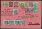 Alliierte Besetzung 936,949 u.a. auf Brief Brit. Am. Zone ZF -
