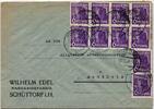 Alliierte Besetzung 944 auf Brief Brit. Am. Zone ZF -