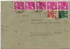 Alliierte Besetzung 949,951,954 auf Brief Brit. Am. Zone ZF -