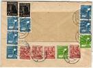 Alliierte Besetzung 943,946,950,951 auf Brief Brit. Am. Zone ZF -