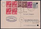 Alliierte Besetzung P 962, 954 u.a. als Ganzsache Brit. Am. Zone ZF -