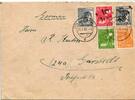 Alliierte Besetzung 946,947,952,168,170 auf Brief Sowj. Zone ZF -