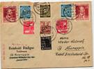 Alliierte Besetzung 963,182 u.a. auf Brief Sowj. Zone ZF -