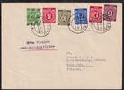 Alliierte Besetzung 39II,921934 u.a. auf Brief Am. Brit. Zone ZF -