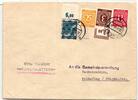 Alliierte Besetzung 43II,913,919,927 auf Brief Am. Brit. Zone ZF -