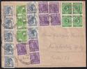 Alliierte Besetzung 915,943,944,946,948 auf Brief Sowj. Zone ZF -