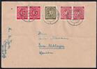 Alliierte Besetzung 928,931,933 auf Brief Sowj. Zone ZF -