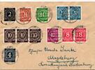 Alliierte Besetzung 929,936 u.a. auf Brief Sowj. Zone ZF -