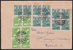 Alliierte Besetzung 946,949 auf Brief Sowj. Zone ZF -