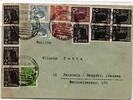 Alliierte Besetzung 922,943,947,948,951 auf Brief Sowj. Zone ZF -