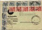 Alliierte Besetzung 947, 951 auf Brief Sowj. Zone ZF -
