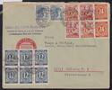 Alliierte Besetzung 919,924, 947, 951 auf Brief Sowj. Zone ZF -