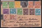 Alliierte Besetzung 922,927924,925 u.a. auf Brief Sowj. Zone ZF -