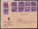 Alliierte Besetzung 944 auf Postkarte Sowj. Zone ZF -