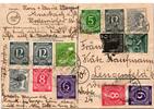 Alliierte Besetzung P262, 920 u.a. als Ganzsache Sowj. Zone ZF -