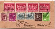 Alliierte Besetzung 954,956,969 u.a. auf Brief Am. Brit. Zone ZF -