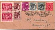 Alliierte Besetzung 954,956,969 u.a. auf Brief Am. Brit. Zone ZF -