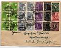 Alliierte Besetzung 918, 932, 951 u.a. auf Brief Am. Brit. Zone ZF -