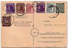 Alliierte Besetzung P 954, 948, 956, u.a. als Ganzsache Am. Brit. Zone ZF -
