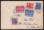 Alliierte Besetzung 934, 969, 970 u.a. auf Brief Am. Brit. Zone ZF -