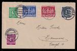 Alliierte Besetzung 914,929, 930, 969, 970 auf Brief Am. Brit. Zone ZF -
