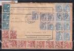 Alliierte Besetzung 947, 950, 951 auf Brief Am. Brit. Zone ZF -