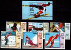 Laos Laos 1060-1065 und Block 120 postfrisch Olympische Spiele MiNr. 1060-1065 und Block 120 postfrisch Olympische Spiele -