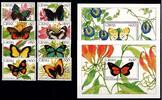 Ghana Ghana Block 153-154 + 1354-1361 postfrisch Schmetterlinge MiNr. Block 153-154 + 1354-1361 postfrisch Schmetterlinge -