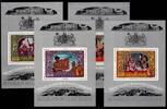 Guinea Bissau Guinea Bissau 442-445 als Einzelblocks postfrisch Elisabeth II MiNr. 442-445 als Einzelblocks postfrisch Elisabeth II -