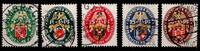 Deutsches Reich Deutsches Reich 430-434 gestempelt MiNr. 430-434 gestempelt -