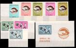  Paraguay Paraguay Block 25 + 1072-1079 postfrisch Fußball WM 1962 MiNr. Block 25 + 1072-1079 postfrisch Fußball  WM 1962 
