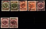 Memel Memel 167-173 gestempelt geprüft Huylmans BPP MiNr. 167-173 gestempelt geprüft Huylmans BPP -