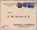 Dt. Reich Zensur WK 2 Italien auf Brief Prüfstempel Zensur -