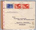 Dt. Reich Zensur WK 2 Griechenland auf Brief Prüfstempel Zensur -
