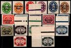 Deutsches Reich Dienst Deutsches Reich Dienst 34-51 postfrisch teilweise SR, UR MiNr. 34-51 postfrisch teilweise SR, UR -