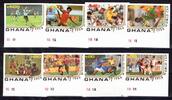 Ghana Ghana 1397-1404 B postfrisch Fußball MiNr. 1397-1404 B postfrisch Fußball -