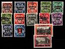 Deutsches Reich Deutsches Reich 716-729 gestempelt MiNr. 716-729 gestempelt -