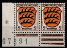 Franz. Zone Allg. Ausg. Franz. Zone Allg. Ausg. 3 Paar u.l. postfrisch Bogennr. MiNr. 3 Paar u.l. postfrisch Bogennr. -
