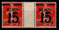 Memel Memel 34 ZW postfrisch MiNr. 34 ZW postfrisch -