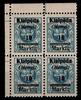 Memel Memel 129 postfrisch als 4er Block MiNr. 129 postfrisch als 4er Block -
