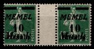 Memel Memel 108 ZW postfrisch MiNr. 108 ZW postfrisch -