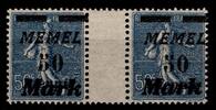Memel Memel 123 ZW postfrisch geprüft Dr. Petersen BPP MiNr. 123 ZW postfrisch geprüft Dr. Petersen BPP -