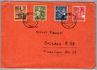 Deutsches Reich 850-853 auf Brief Satzbrief -
