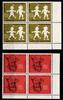 Saarland Saarland 429-430 Viererblock postfrisch Ecke 4 MiNr. 429-430 Viererblock postfrisch Ecke 4 -