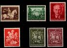 Deutsches Reich Deutsches Reich 854-856, 859-861 postfrisch MiNr. 854-856, 859-861 postfrisch -