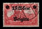   Deutsche Besetzung 1. WK Belgien Deutsche Besetzung 1. WK Belgien 23 I A gestempelt geprüft Hey BPP MiNr. 23 I A gestempelt geprüft Hey BPP 