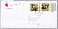 BRD Bund 1217 aus Bl. 19 auf Fernbrief MeF -