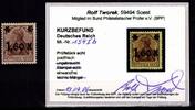   Deutsches Reich Deutsches Reich 154 I b postfrisch Kurzbefund Tworek BPP MiNr. 154 I b postfrisch Kurzbefund Tworek BPP 